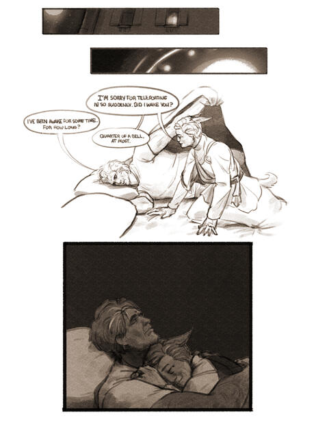 a snuggle before going back to the void