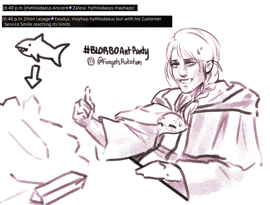 #blorboartparty